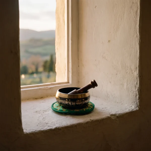 Klankschaal Green Tara set, 10 cm